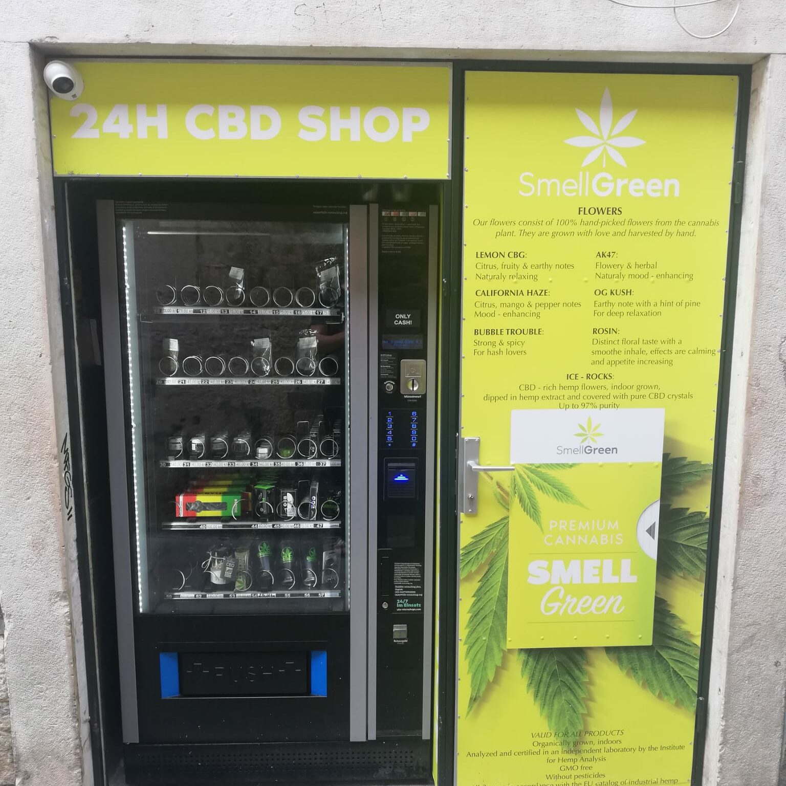 SmellGreen Standorte Automaten Split Kroatien